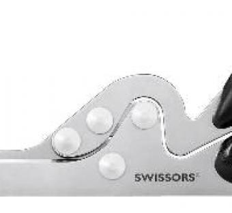 Scissors with blades for the gold on mica products