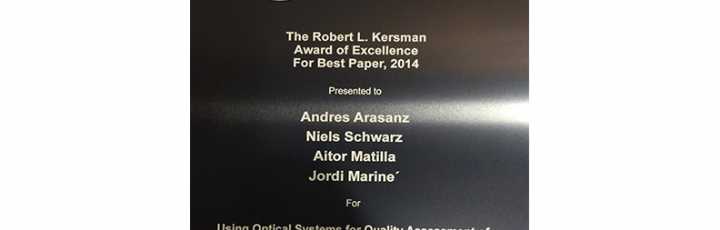 AAC awards Best Paper to Sensofar 