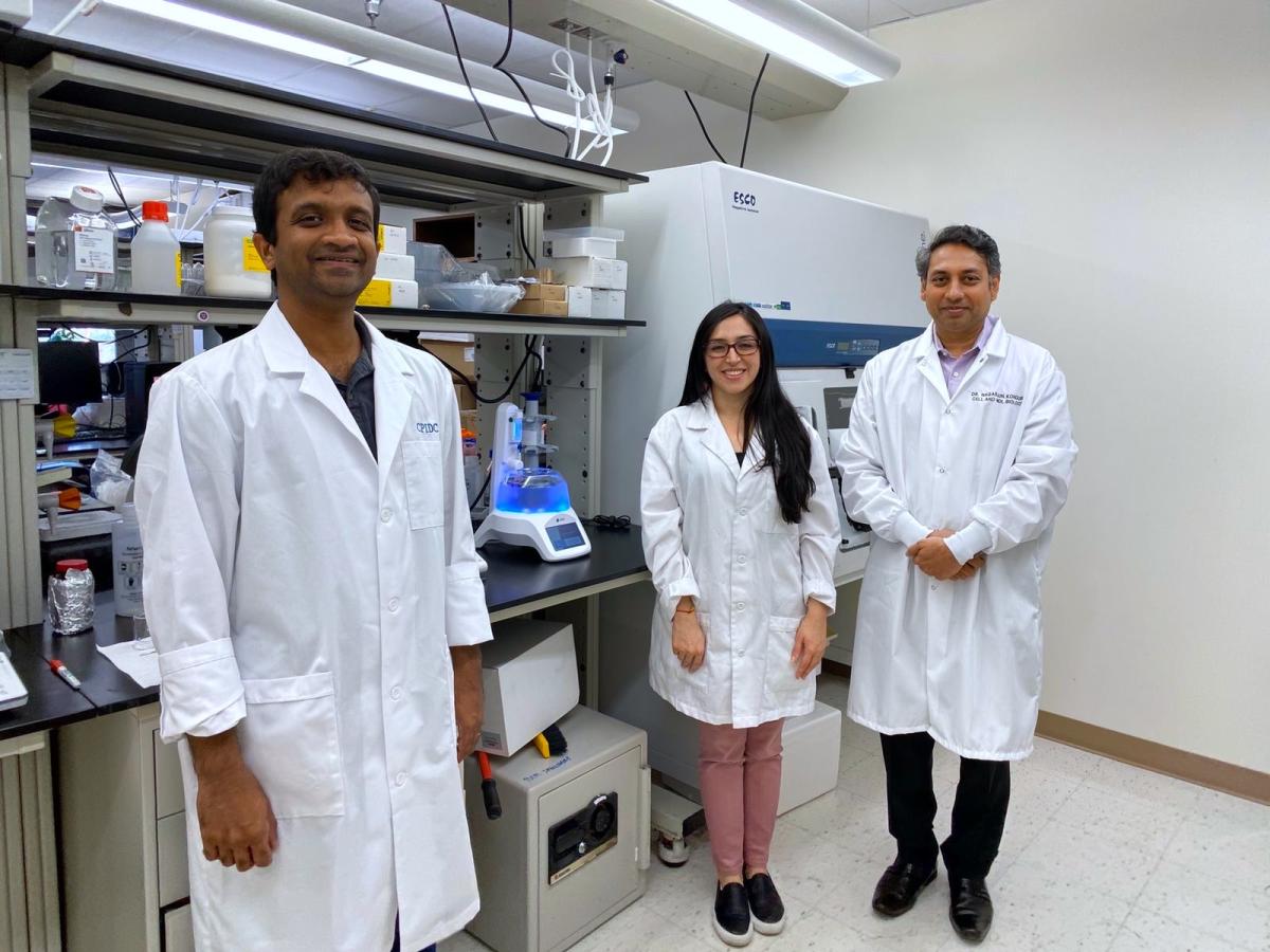 Nagarjun Konduru e il suo gruppo di lavoro all'Università del Texas - Health Science Center a Tyler (UT Health)