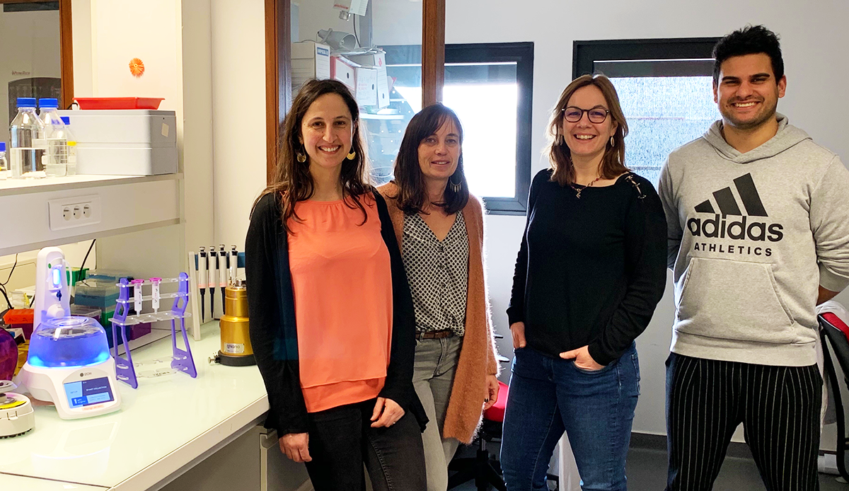 From left to right: Gwennan André-Grégoire Laetitia Guevel, Julie Gavard and Quentin Sabbagh.
