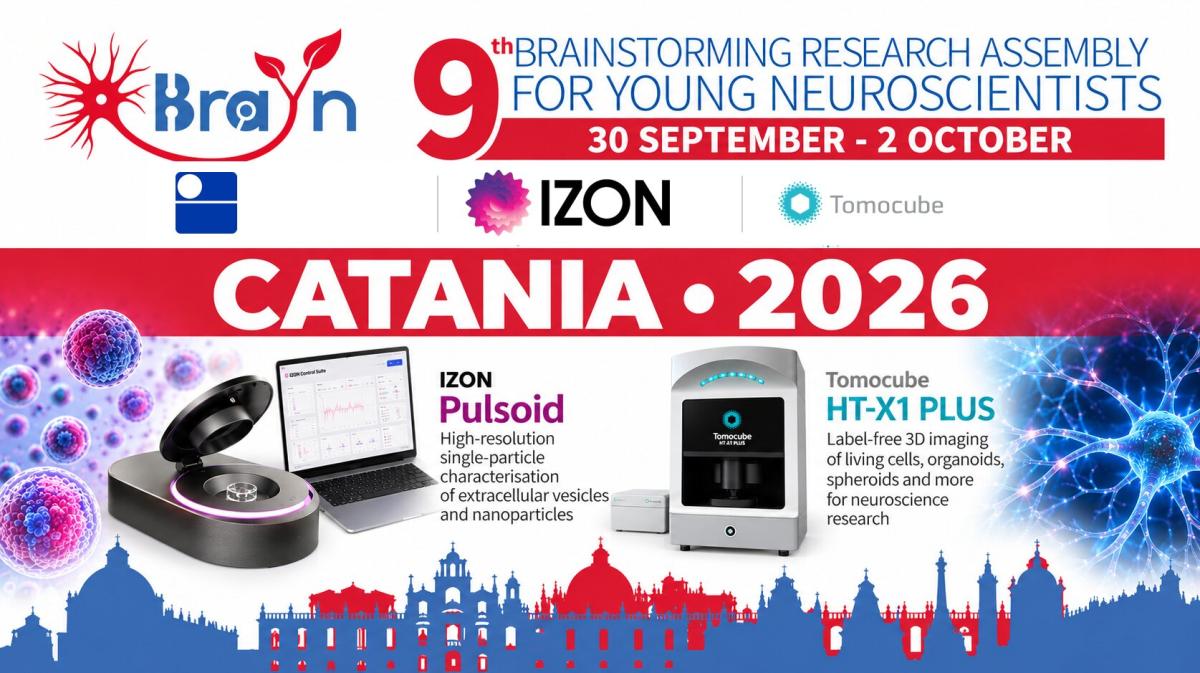 Schaefer SEE al BraYn 2026 di Catania con Izon Pulsoid e Tomocube HT-X1 per la ricerca nelle neuroscienze