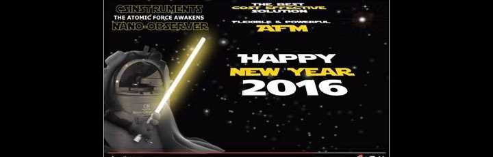 Buon Anno da CSI Instruments - Il Risveglio della Forza Atomica