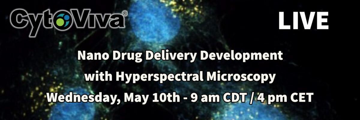 Sviluppo di Nano Drug Delivery con microscopia iperspettrale - Mercoledì 10 maggio - Dalle 16