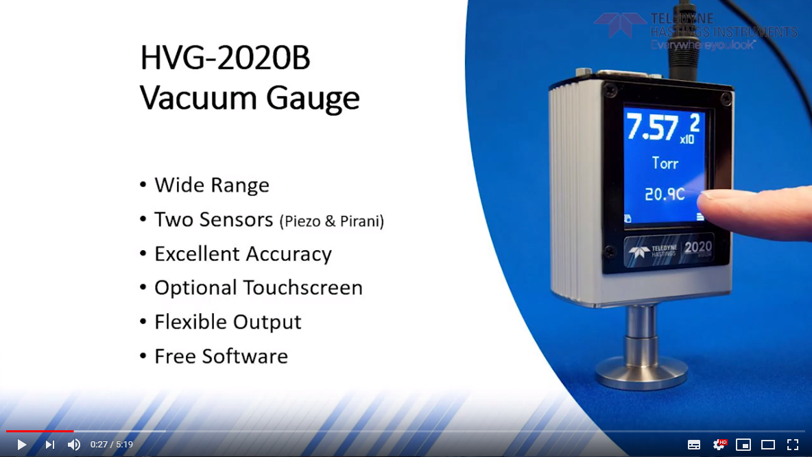 Video sul nuovo vacuometro digitale HVG-2020B