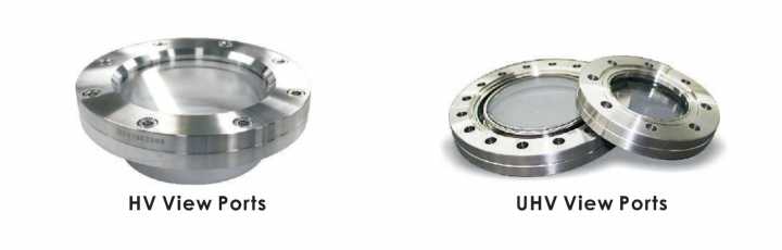 Viewports and Viewport Shutters for HV and UHV Systems