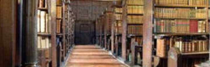 Merton Library, the oldest academic library in the world still in use.