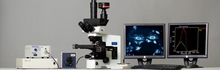 Microscopio iperspettrale in campo scuro Cytoviva