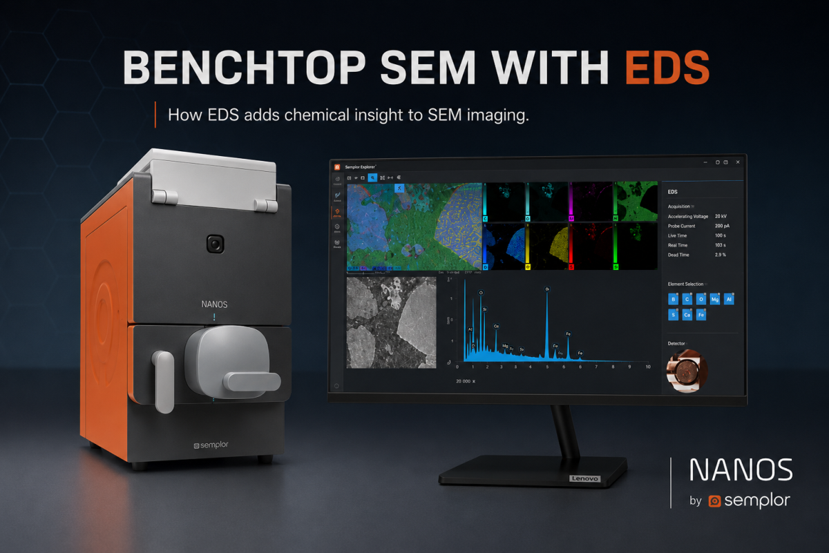 Tabletop SEM Nanos with integrated EDS