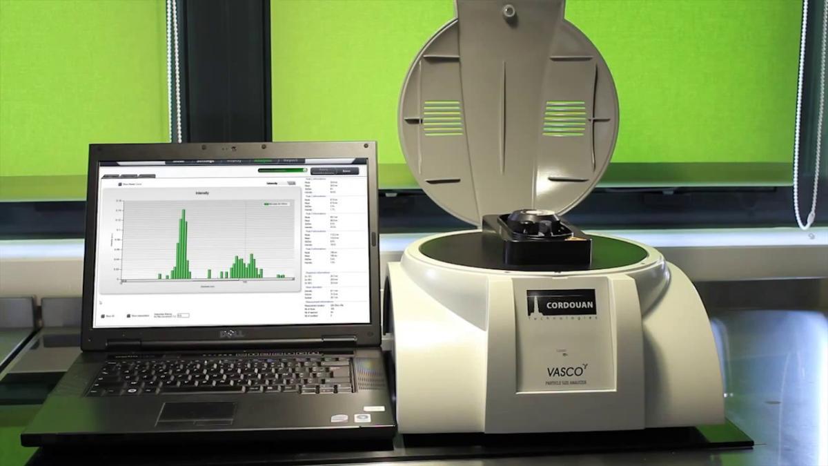 Cordouan Technologies – VASCO NP size analyzer