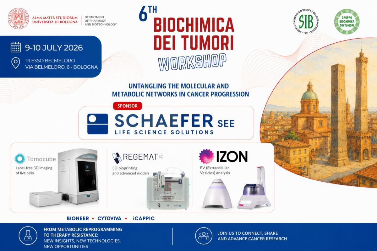 Schaefer SEE to Sponsor the "Biochimica dei Tumori" Workshop