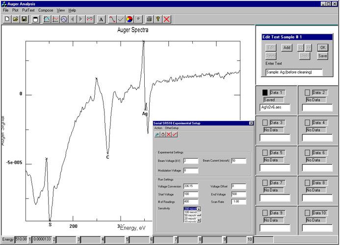 Auger Data Acquisition Software