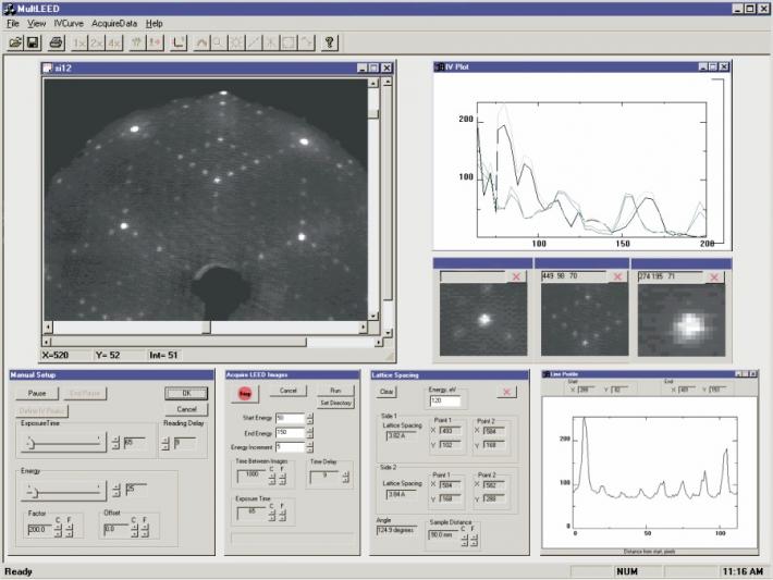 Software per analisi di immagini da LEED - LIM12
