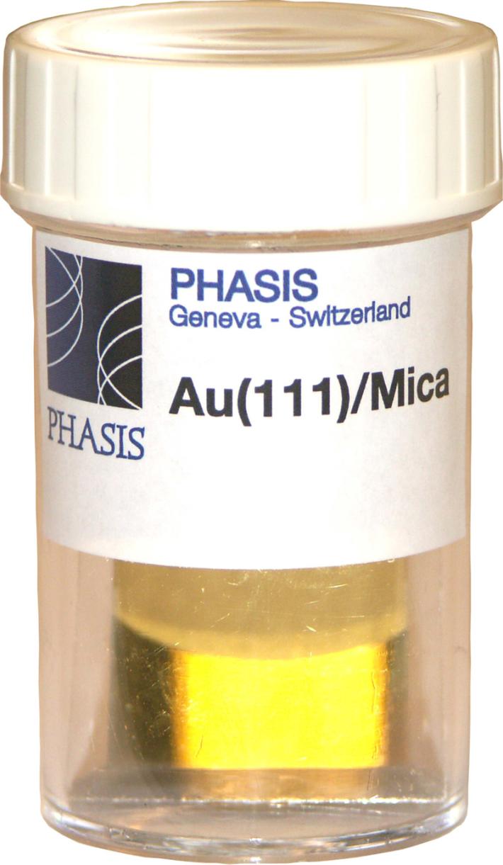 Epitaxial Gold Au(111) thin film grown on mica substrate