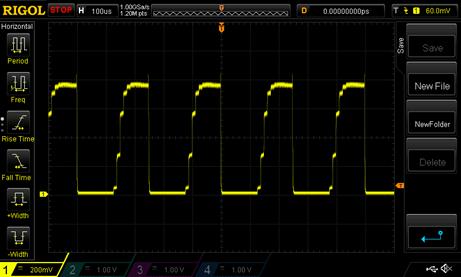 Misura della potenza delle microonde a 200W e 4kHz