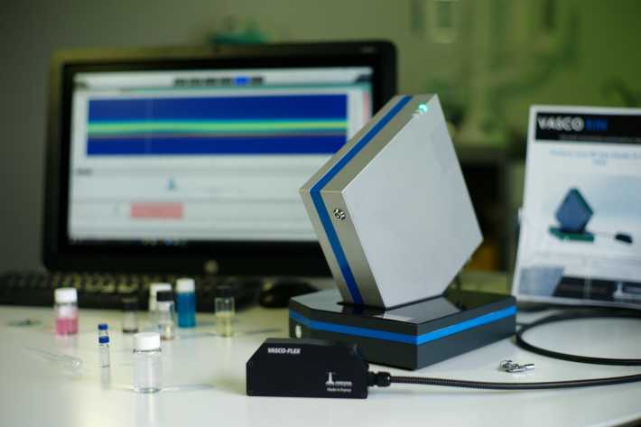Vasco Kin - Analizzatore di nanoparticelle con correlazione in tempo reale per analisi di nanoparticelle distribuita nel tempo