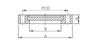 CF Blank Flange, Rotatable - Draft